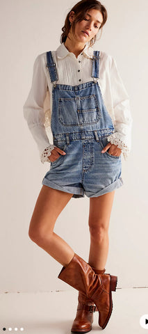 FREE PEOPLE ZIGGY SHORTALLS