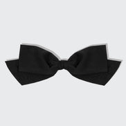 KITSCH Recycled Fabric Bow Hair Clip 1pc- Black