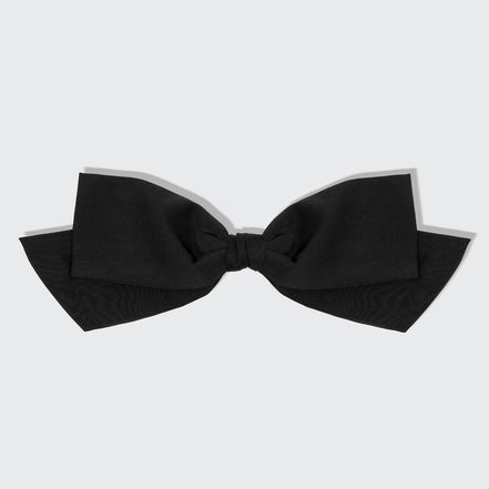 KITSCH Recycled Fabric Bow Hair Clip 1pc- Black