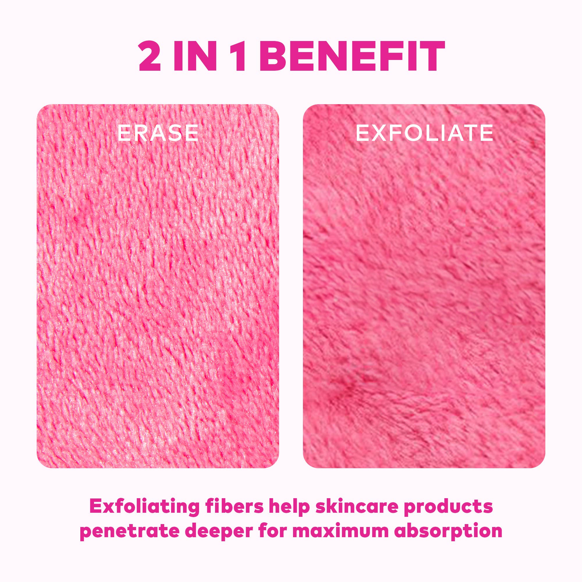 MAKE UP ERASER Original Pink MakeUp Eraser PRO