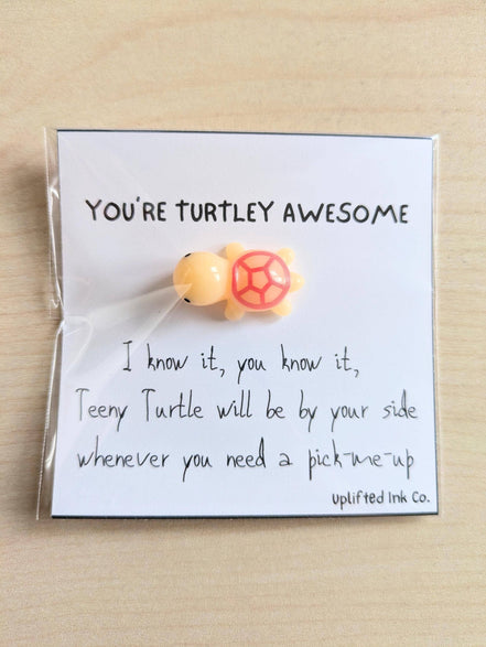 UNLIFTED INK Turtley Awesome Cheer-Up Card with Positivity Message