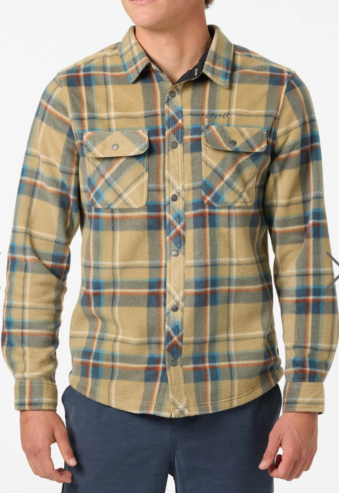 ONEILL GLACIER PLAID SUPERFLEECE - TWILL