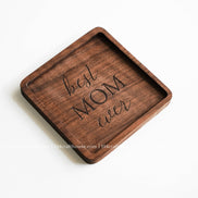 Walnut Wood Coasters - Home Decor & Gifts-2PC