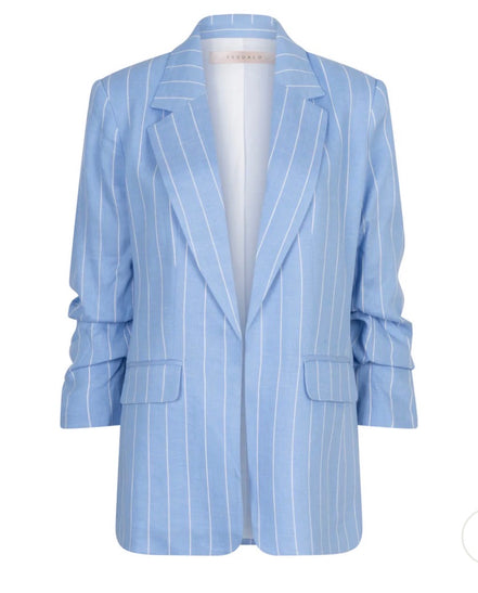 ESQUALO STRIPE LINEN BLAZER