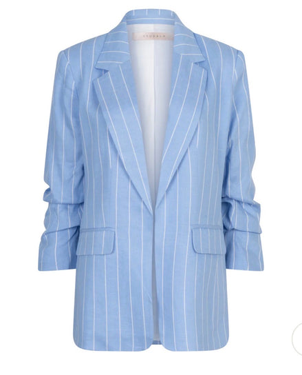 ESQUALO STRIPE LINEN BLAZER