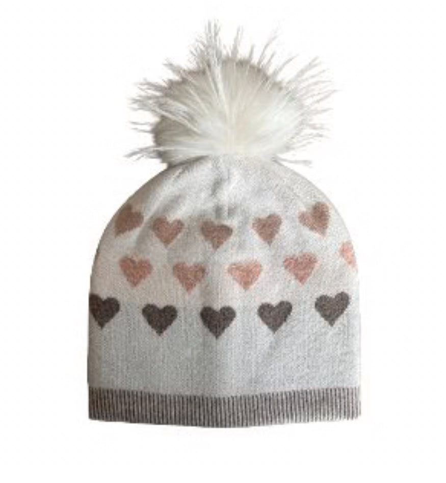 PRENELOVE LAUREN HEART FUR TOQUE
