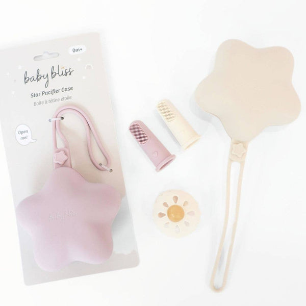 Baby Bliss Star Pacifier Holder Case