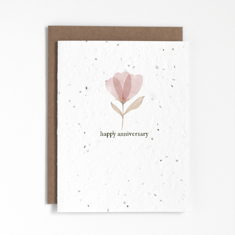 THE GOOD CARD Plantable Greeting Card - Happy Anniversary