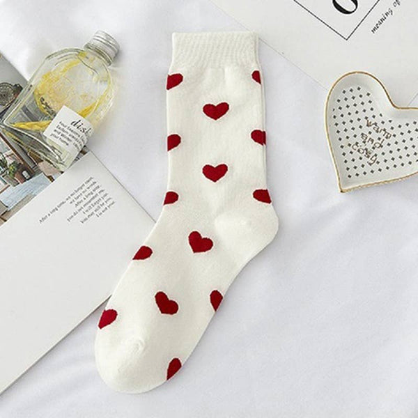 24 POPS HEART CASUAL SOCKS