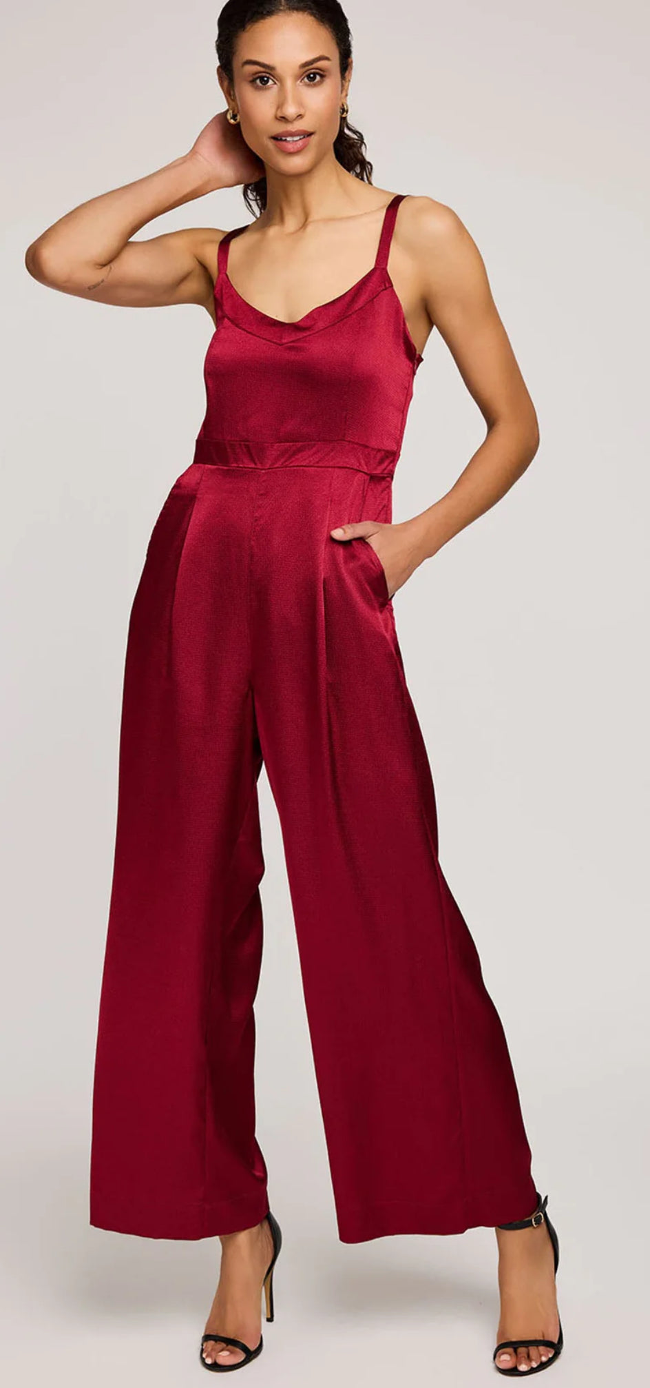 GENTLE FAWN IRINA SATIN JUMPSUIT