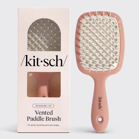 Vented Paddle Brush - Terracotta