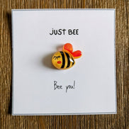 UNLIFTED INK Just Bee You Mini Keepsake Card with Personalized Message