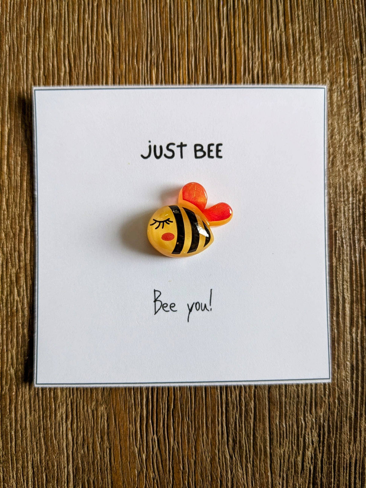 UNLIFTED INK Just Bee You Mini Keepsake Card with Personalized Message