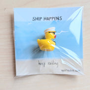 UNLIFTED INK Keep Sailing Mini Card | Nautical Duck Encouragement card