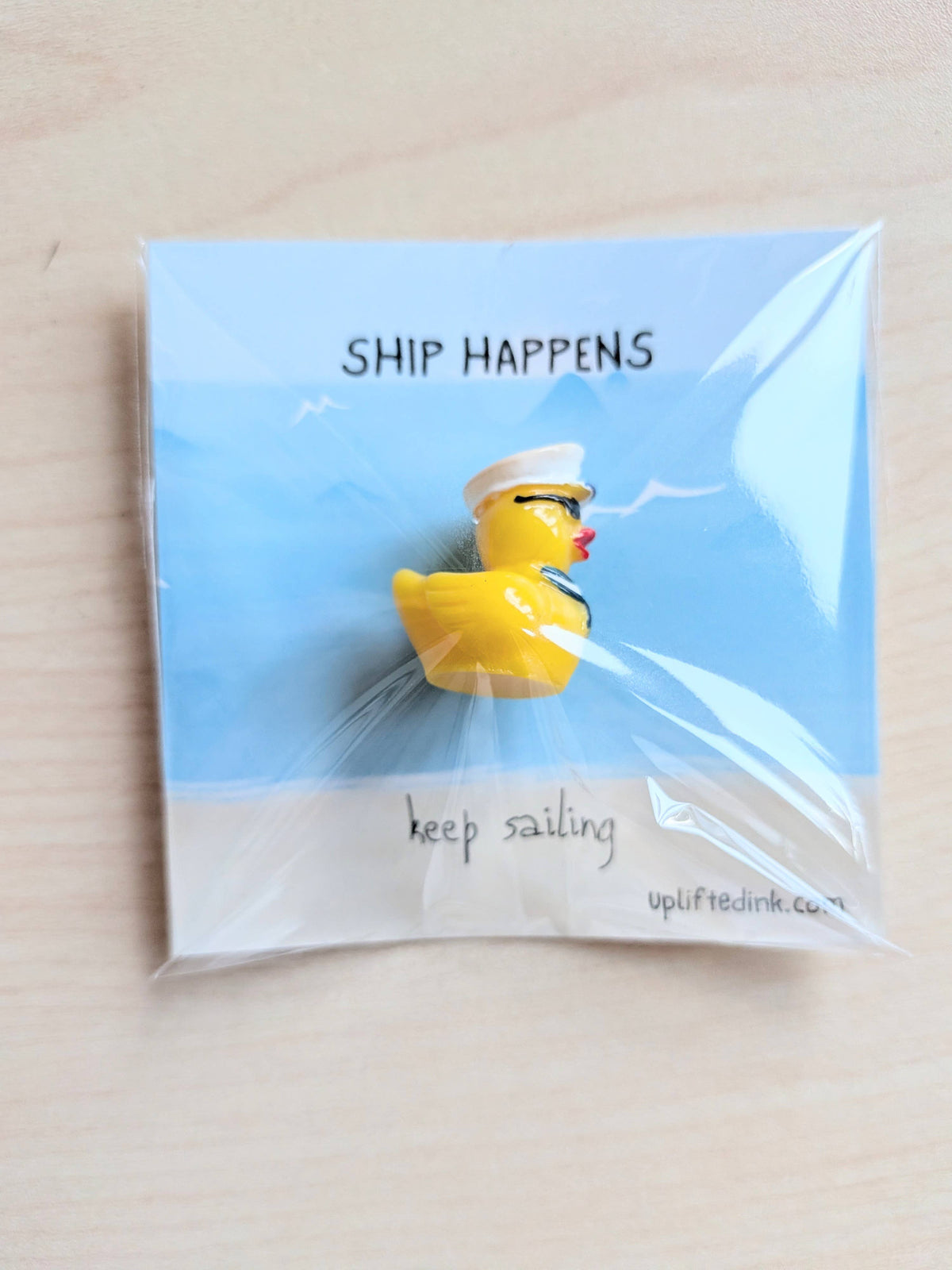 UNLIFTED INK Keep Sailing Mini Card | Nautical Duck Encouragement card