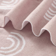 Bleu La La 100% Luxury Cotton Swaddle Receiving Baby Blanket - Rainbow