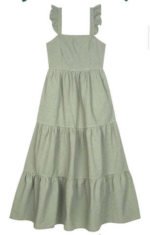 LEZ A LEZ RUFFLE DRESS