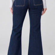 LIVERPOOL HANNAH FLARE-COLLEGIATE BLUE