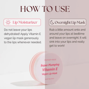MOTHER MADE Super Plumping Vitamin E Vegan Lip Mask Balm