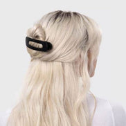 Flat Lay Claw Clip 2pc Flat - Black & Tort