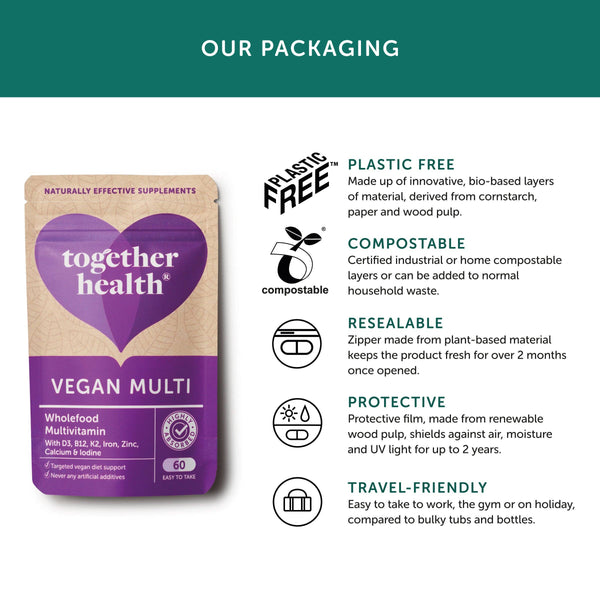 Together Health Vegan Multi – Vegan Supplement - 60 Capsules