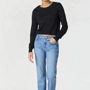 Paris Slit Slim Straight Leg Jeans