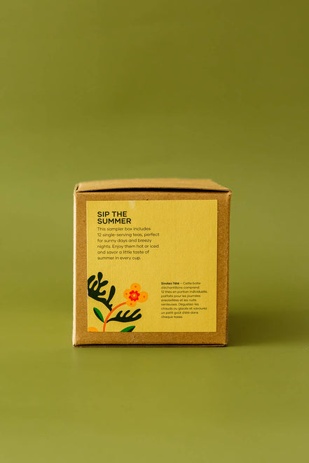 BLUSH BERRY Sip The Summer | Tea Sampler (12 Single Servings Tea)