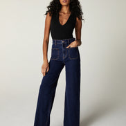 UNPUBLISHED NOEMI LONG HIGH RISE WIDE LEG-FRONT POCKETS