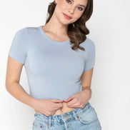 C'EST MOI BAMBOO SS CROP TOP