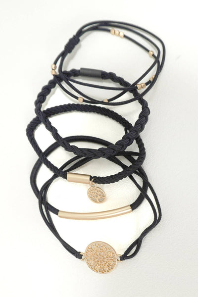 JOSSLYN BOHO DUAL FUNCTION KNOT BRACELET HAIR TIES
