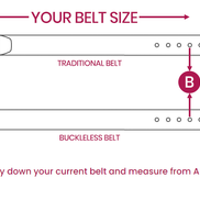 GREENWOOD LEATHER Leather Brown Belt with Silver Buckle Jeans
