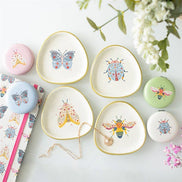 Floral Bug Trinket Dish