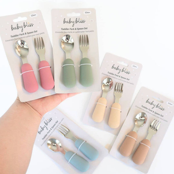 Baby bliss Stainless Steel & Silicone Silverware