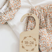 FEPHAS Wooden Baby Nursery Closet Dividers- Floral