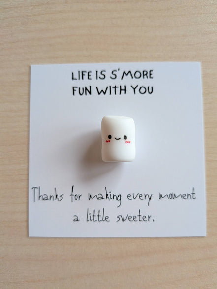 UNLIFTED INK S’more Fun With You Mini Friendship Card + Marshmallow