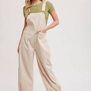 BLUIVY CARGO DRAWSTRING OVERALL JUMPSUIT