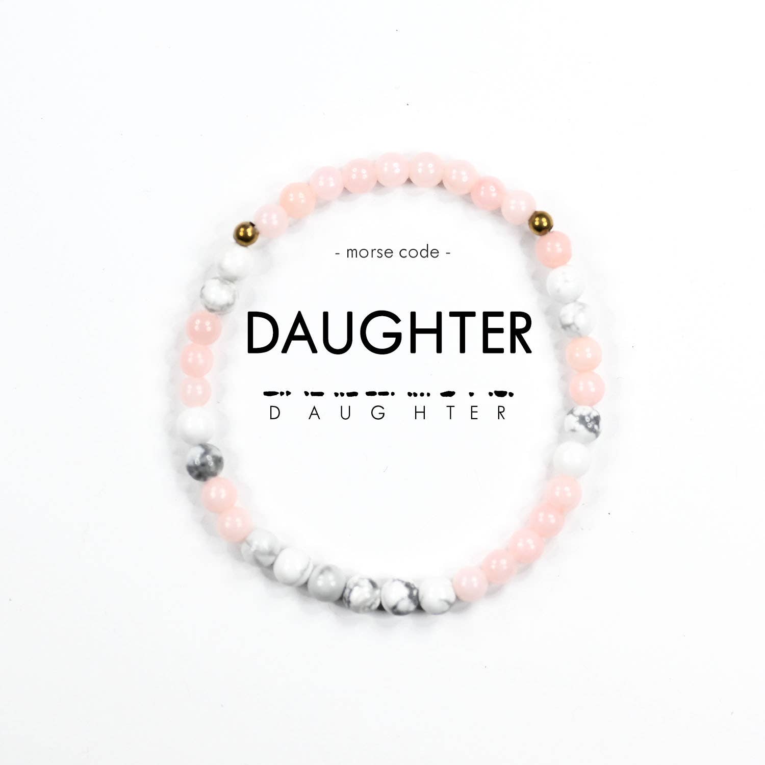 MINI Morse Code Bracelet | DAUGHTER