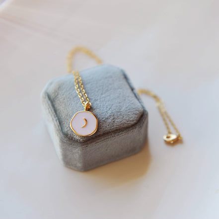 Oh So Lovely Crescent Moon Necklace