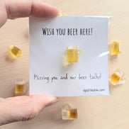 UNLIFTED INK Funny Beer Thinking of You Card with Mini Beer Mug | Gift