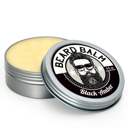 WET SHAVING 4oz Beard Balm - Black Amber Vanille