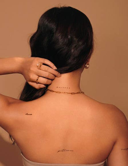 INKED BY DANI Statement Temporary Tattoo Pack