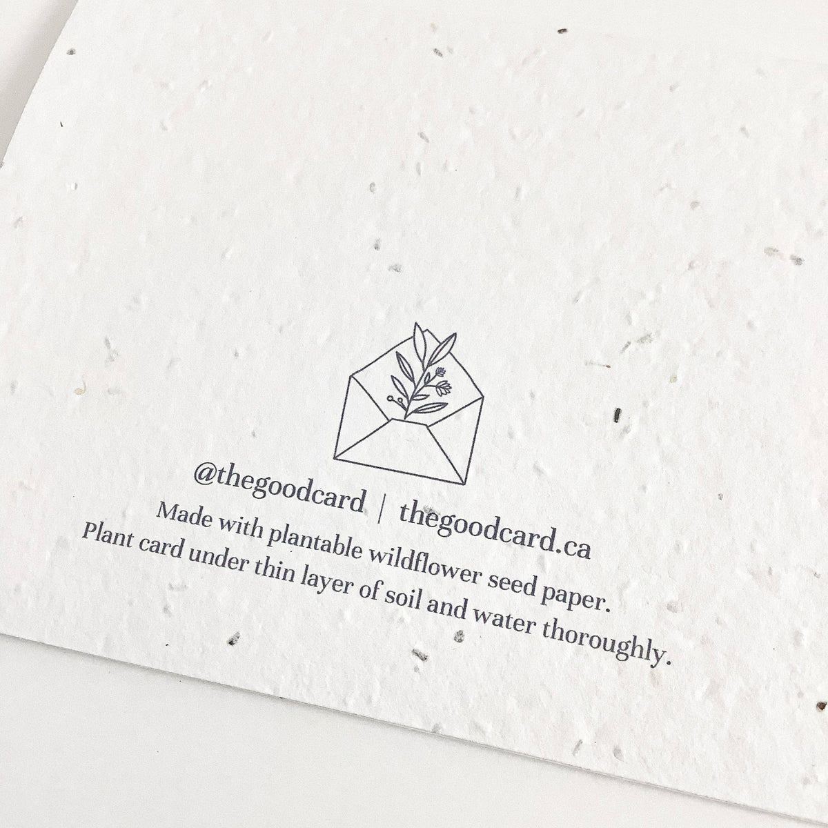 THE GOOD CARD Plantable Greeting Card - Love you, Mom
