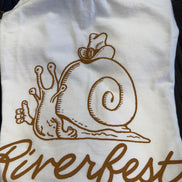 RIVERFEST SLEEVELESS UNISEX SNAIL PRINT