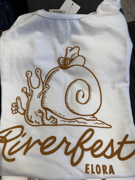 RIVERFEST SLEEVELESS UNISEX SNAIL PRINT