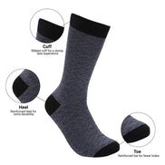Smooth Dress Crew Socks 12 Pack