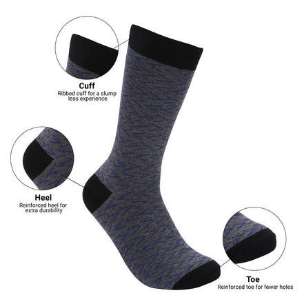 Smooth Dress Crew Socks 12 Pack