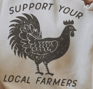 STRONG N FREE Country  Support Your Local Famers Tote bag