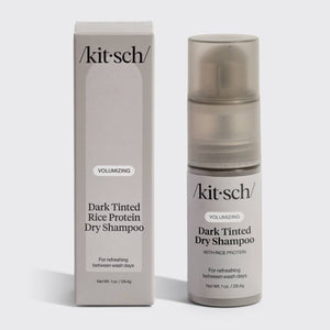 KITSCH Volumizing Rice Protein Dry Shampoo - Dark Tinted 1 oz
