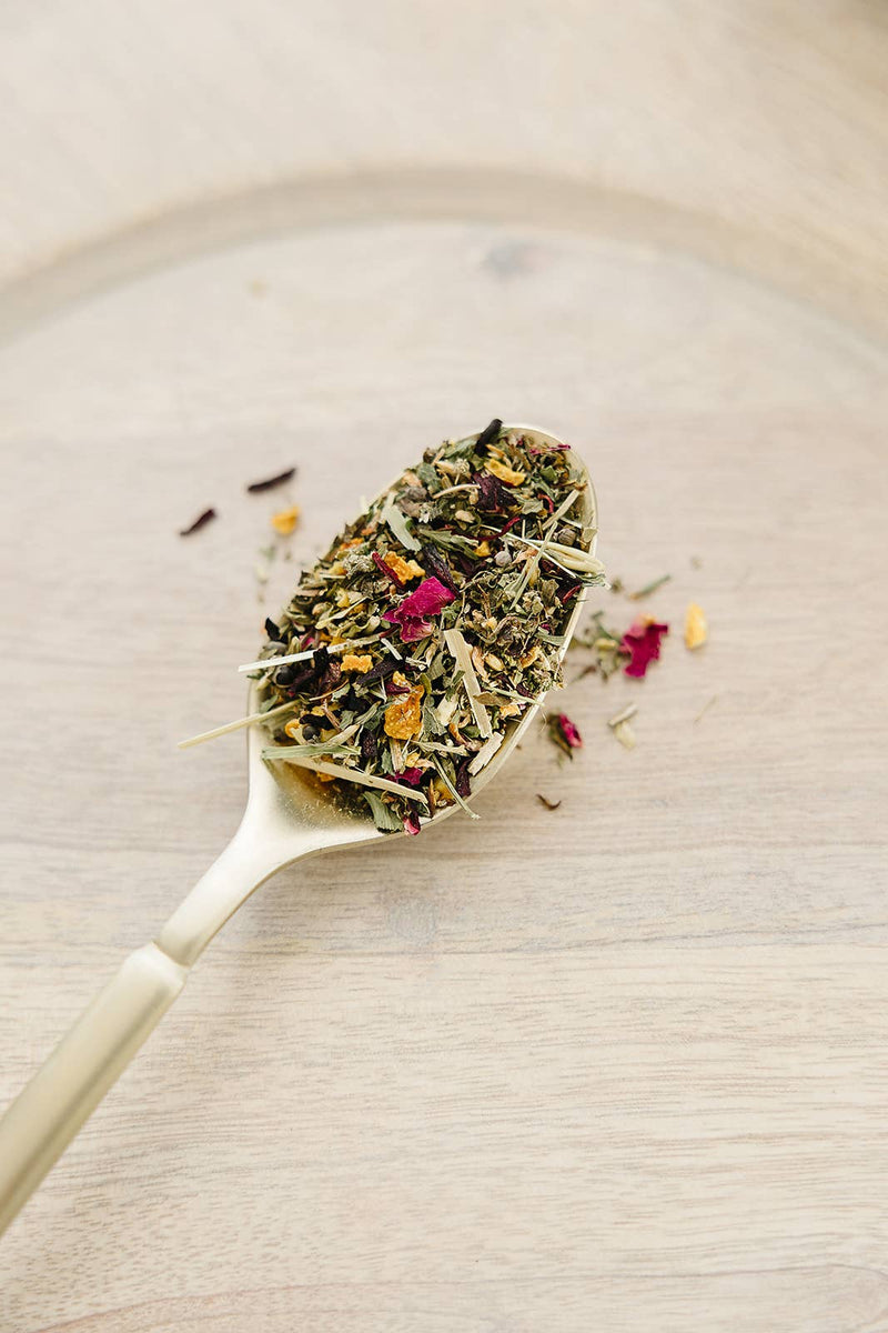 BLUSH BERRY Organic Inflow Tea for Monthly Rhythm | Loose Leaf – Aria ...