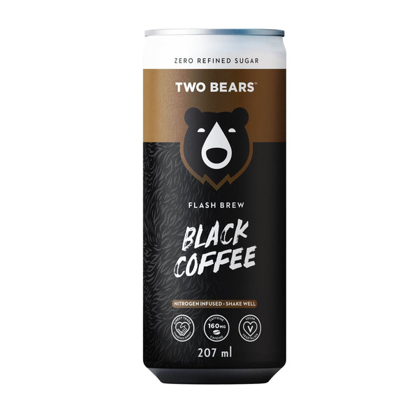 TWO BEARS Black Flash Brew Coffee (207 ml)